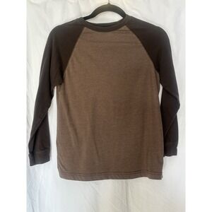 Old Navy Boys Gray Long Raglan-Sleeve T-‎ Shirt Size L 10/12 A2